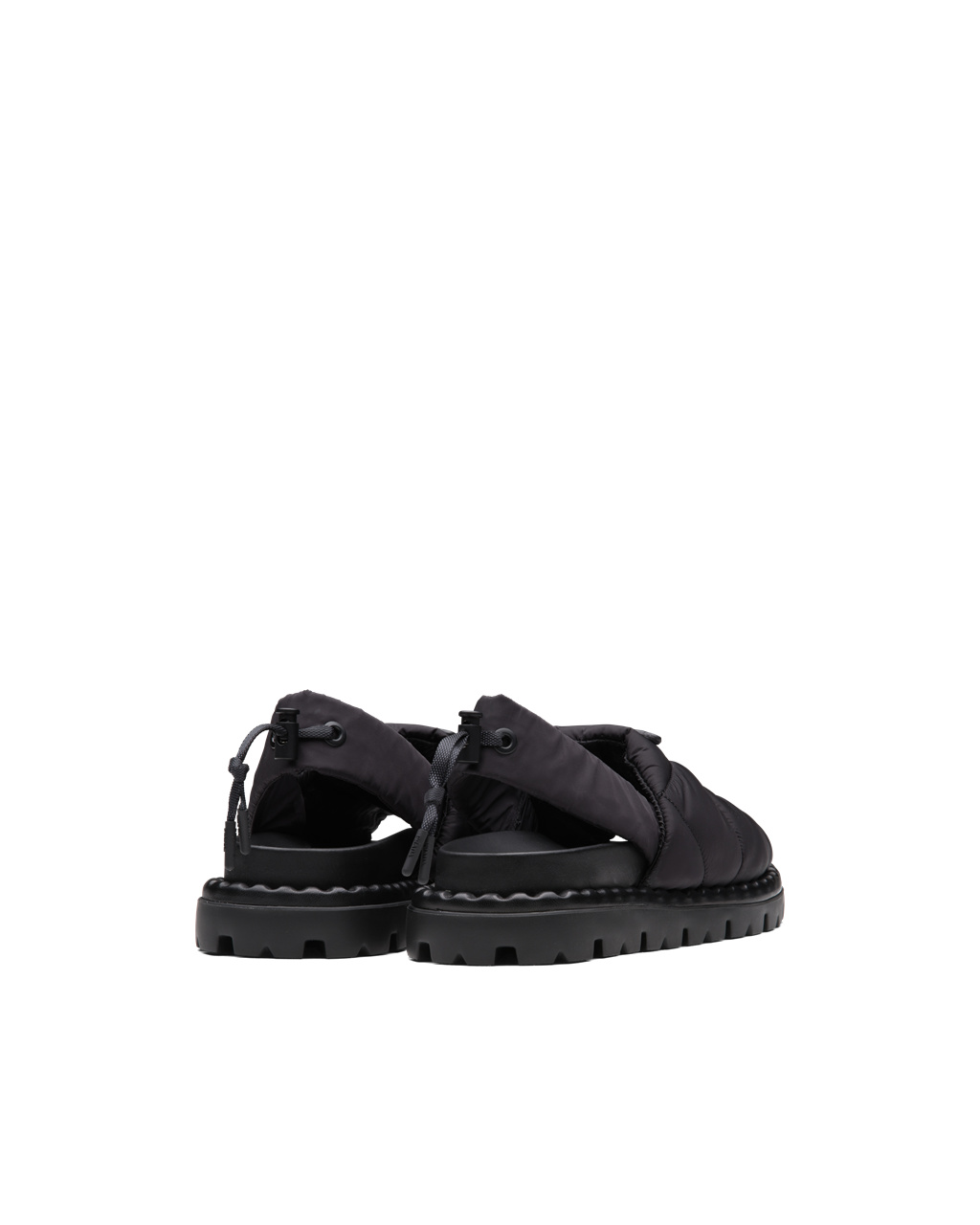 Prada Padded Nylon Sandals Čierne | TKBDVQ402