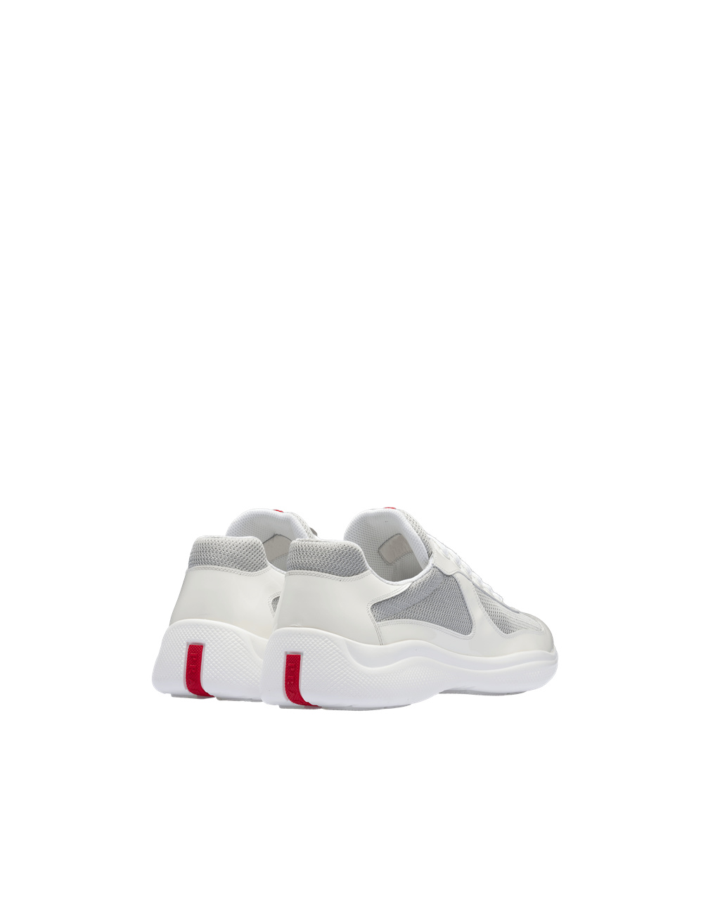 Prada Prada America's Cup Sneakers Biele Strieborne | HTJDSI896