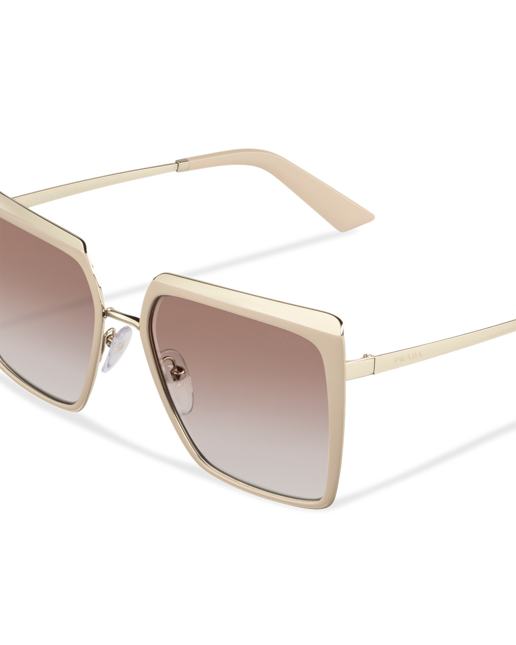 Prada Prada Cinéma Sunglasses Squared Káva | FMIPCL769