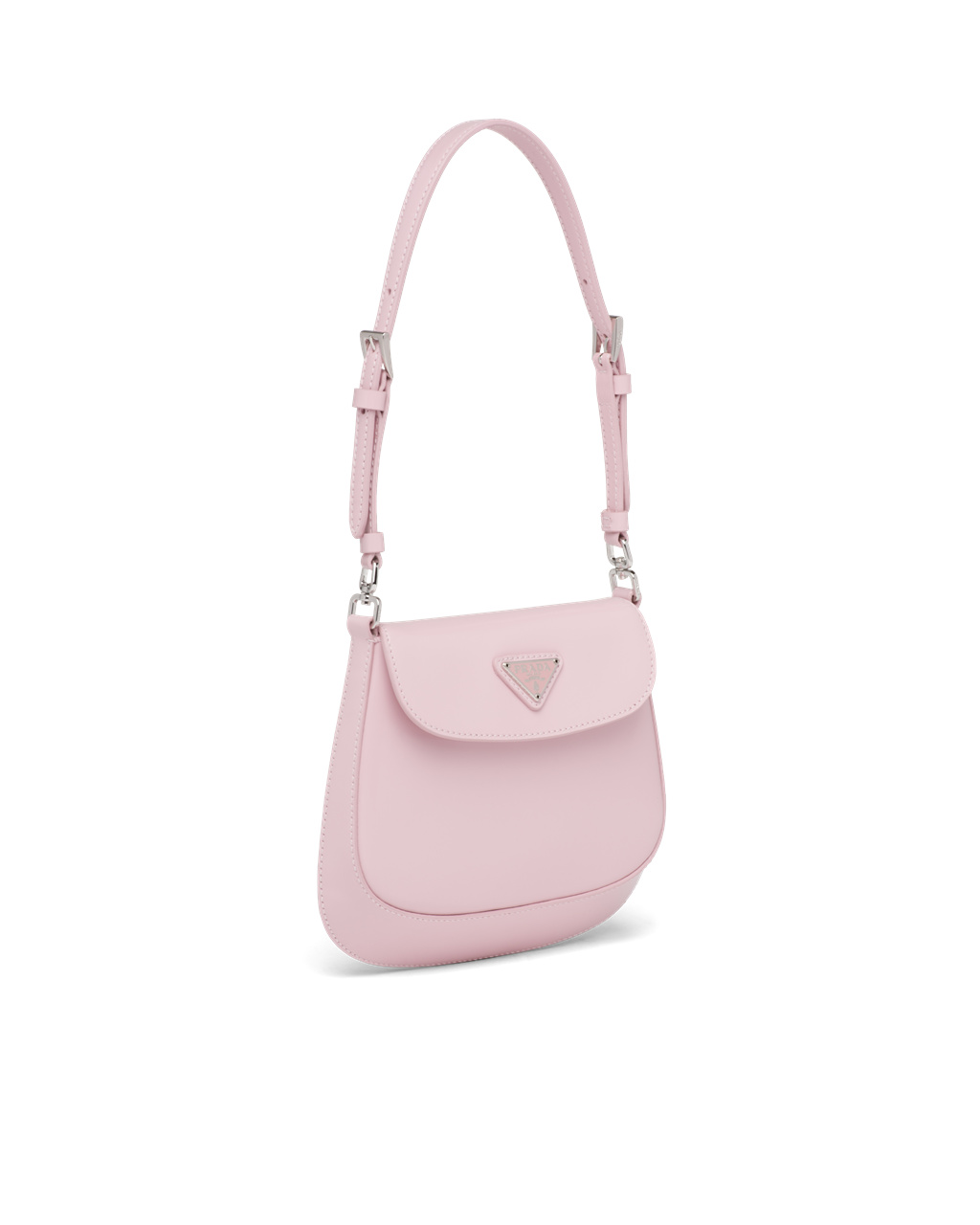 Prada Prada Cleo Brushed Kozene Mini Bag Ruzove | DQAHRZ250