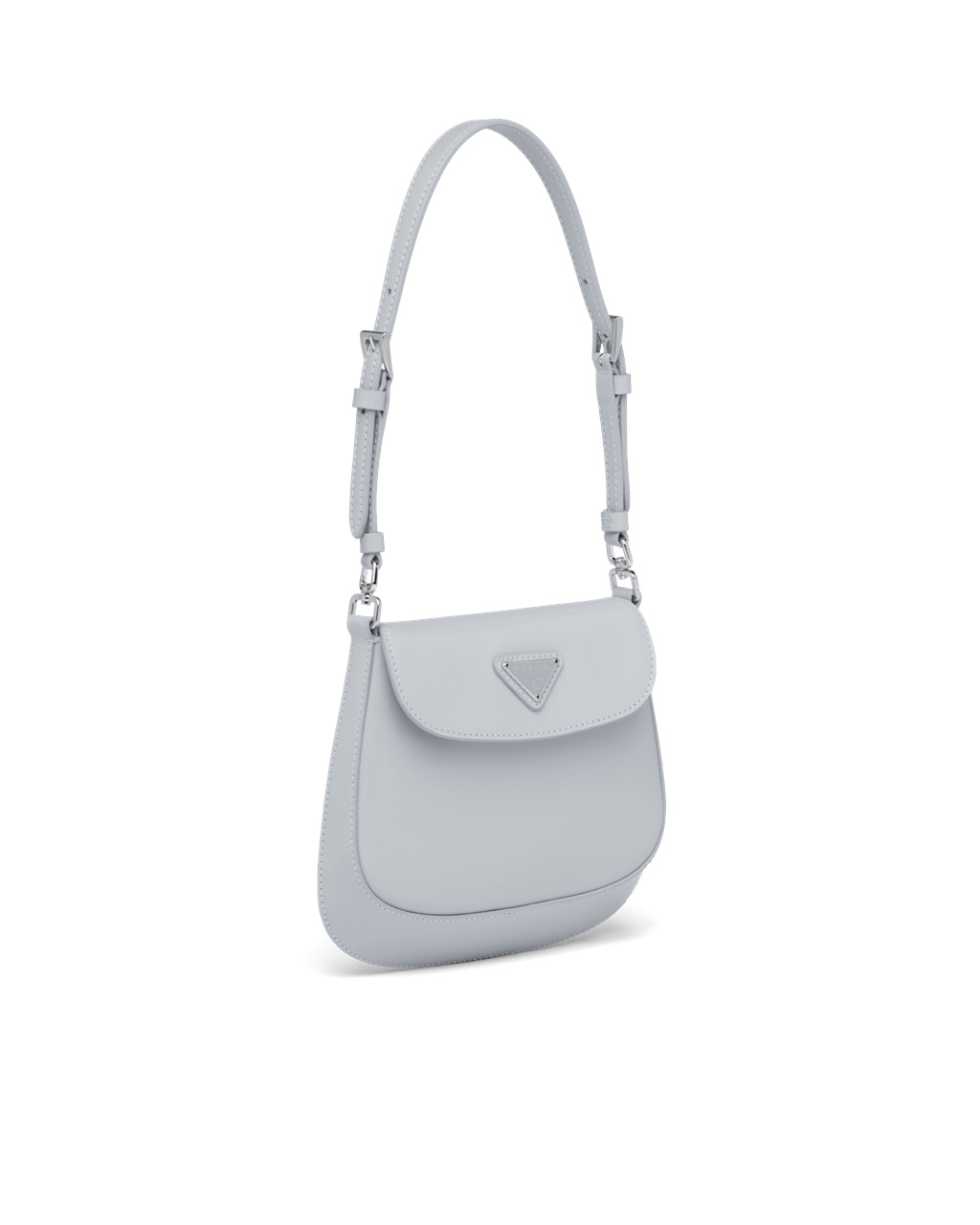 Prada Prada Cleo Brushed Kozene Mini Bag Modre | HULFMW936