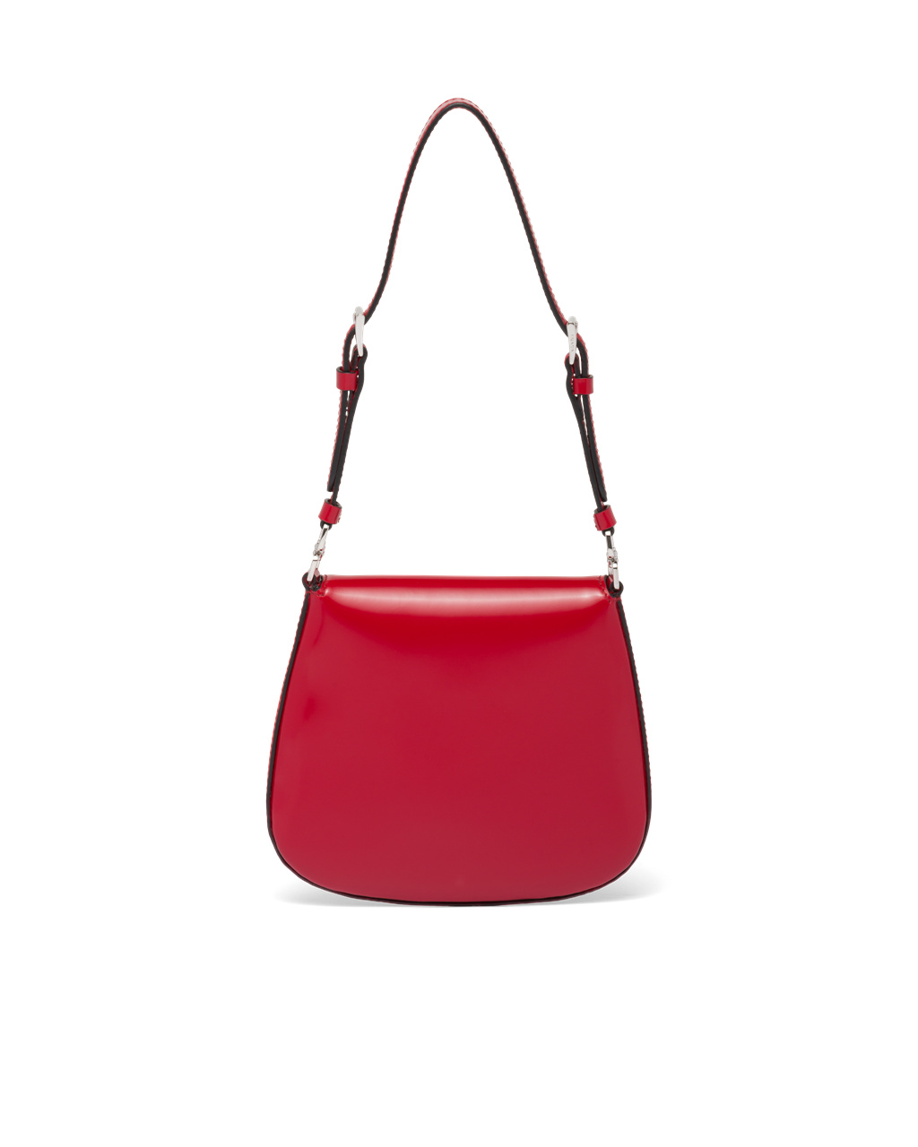 Prada Prada Cleo Brushed Kozene Mini Bag Scarlet | RHFZOP075