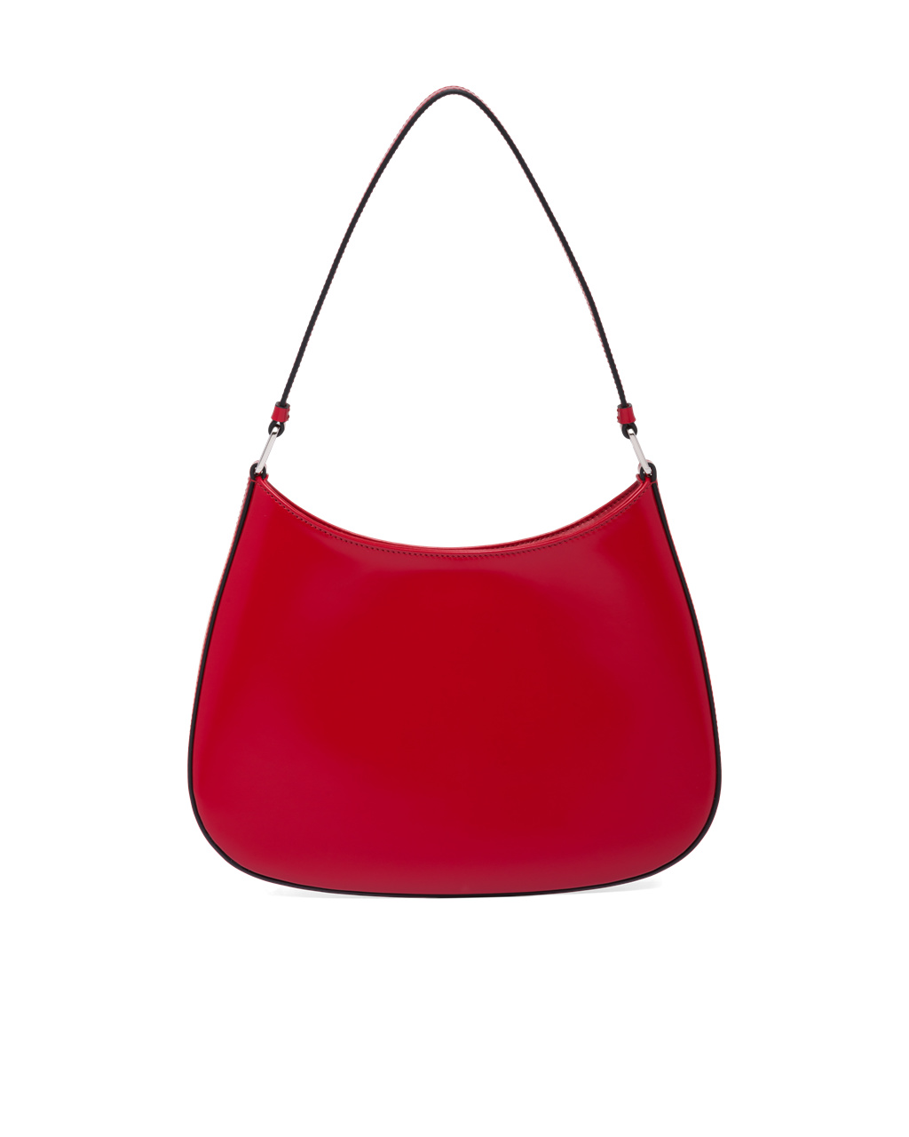 Prada Prada Cleo Brushed Kozene Shoulder Bag Scarlet | AOEHBL973