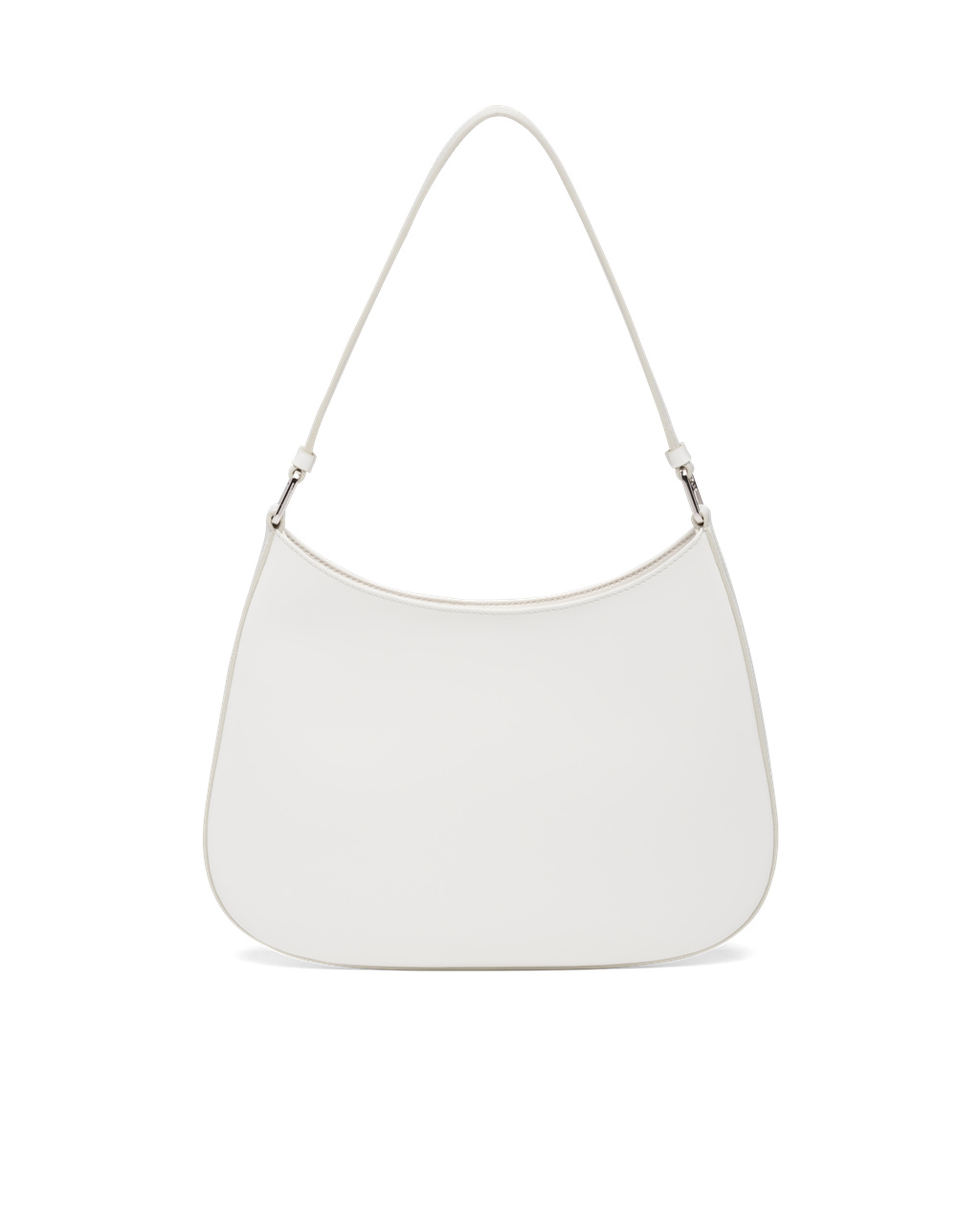 Prada Prada Cleo Brushed Kozene Shoulder Bag Biele | BTMJDV792