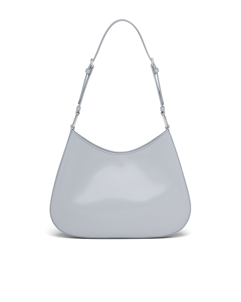 Prada Prada Cleo Brushed Kozene Shoulder Bag Modre | FUXTDL249