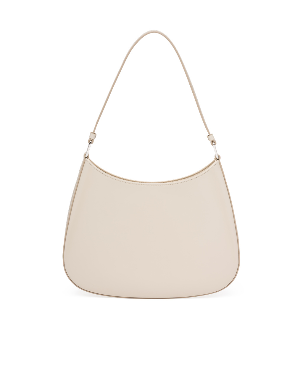 Prada Prada Cleo Brushed Kozene Shoulder Bag Béžové | YIGWCB823