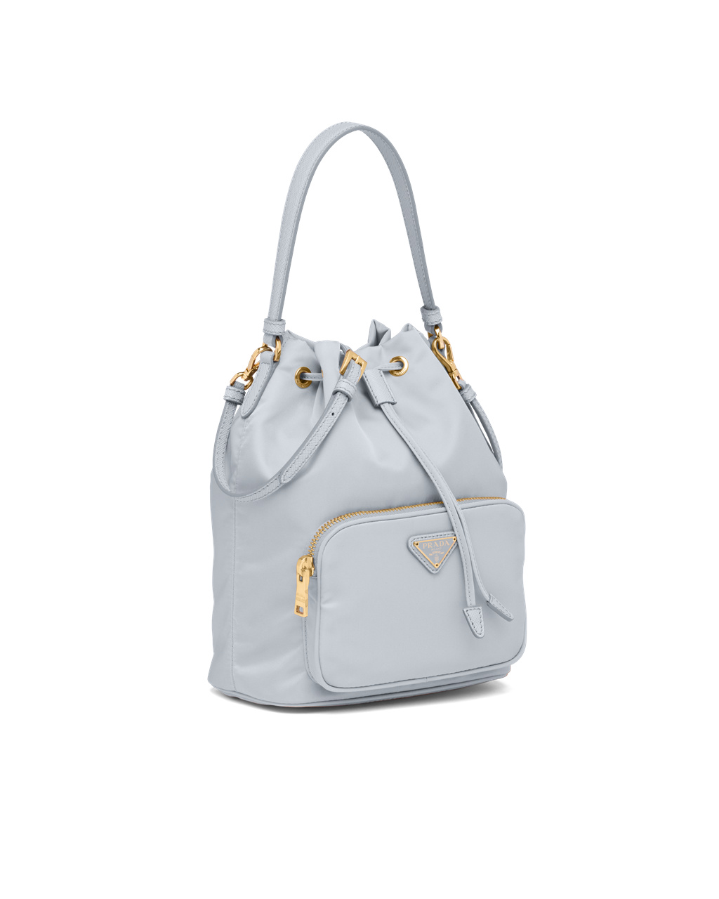 Prada Prada Duet Re-nylon Bucket Shoulder Bag Modre | AFWSNY310