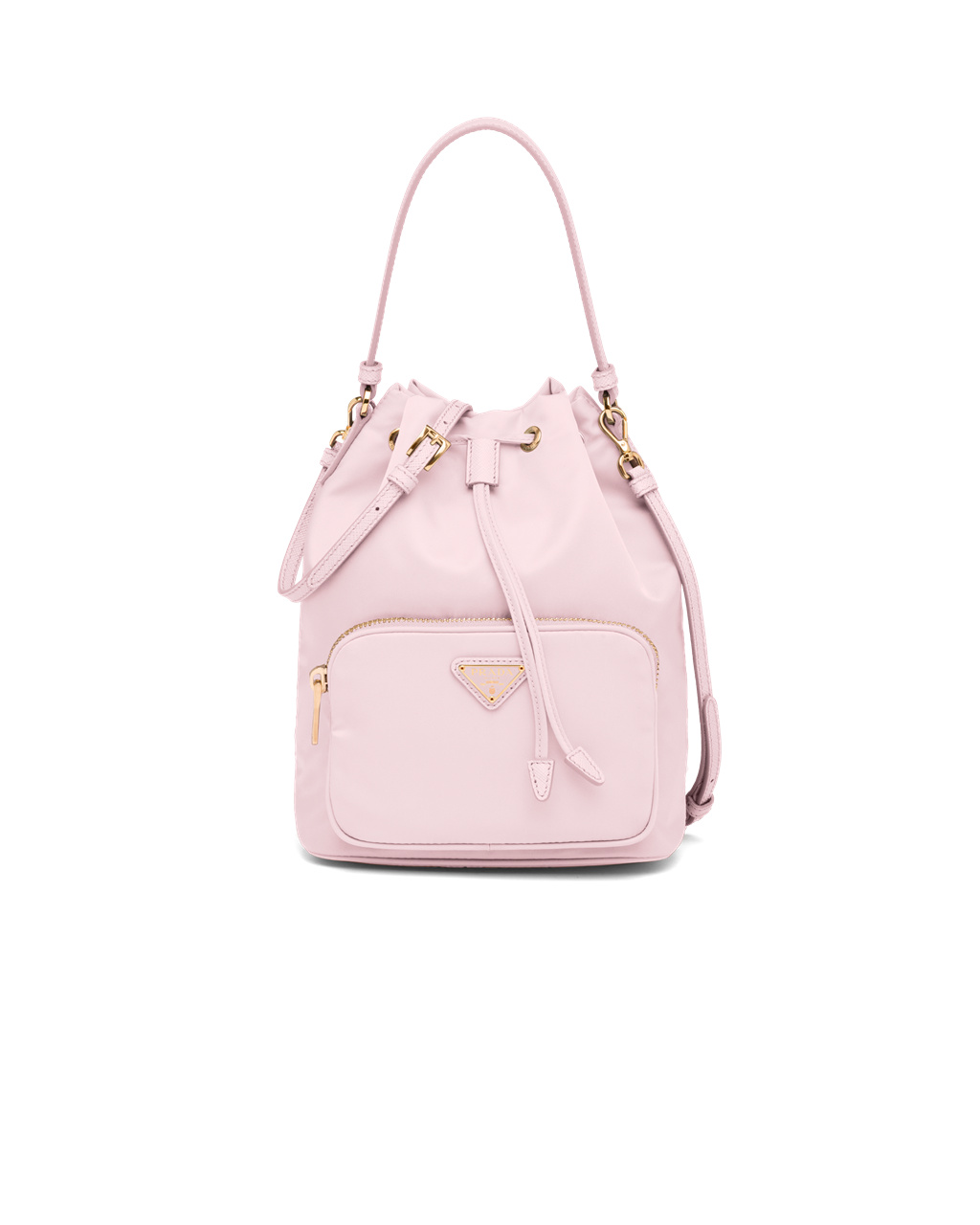 Prada Prada Duet Re-nylon Bucket Shoulder Bag Ruzove | MUJXSA039