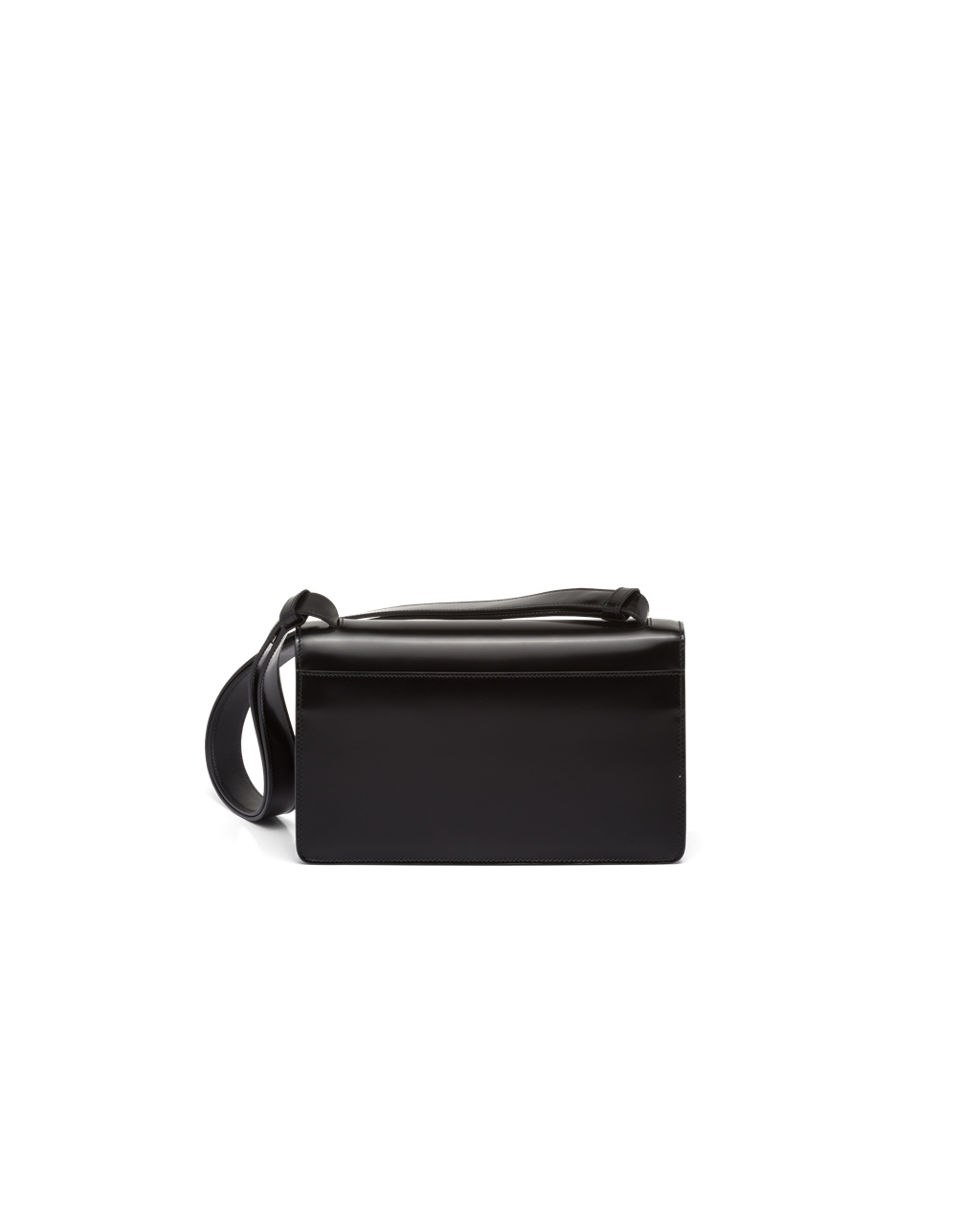 Prada Prada Emblème Brushed-leather Bag Čierne | JHBTIU921