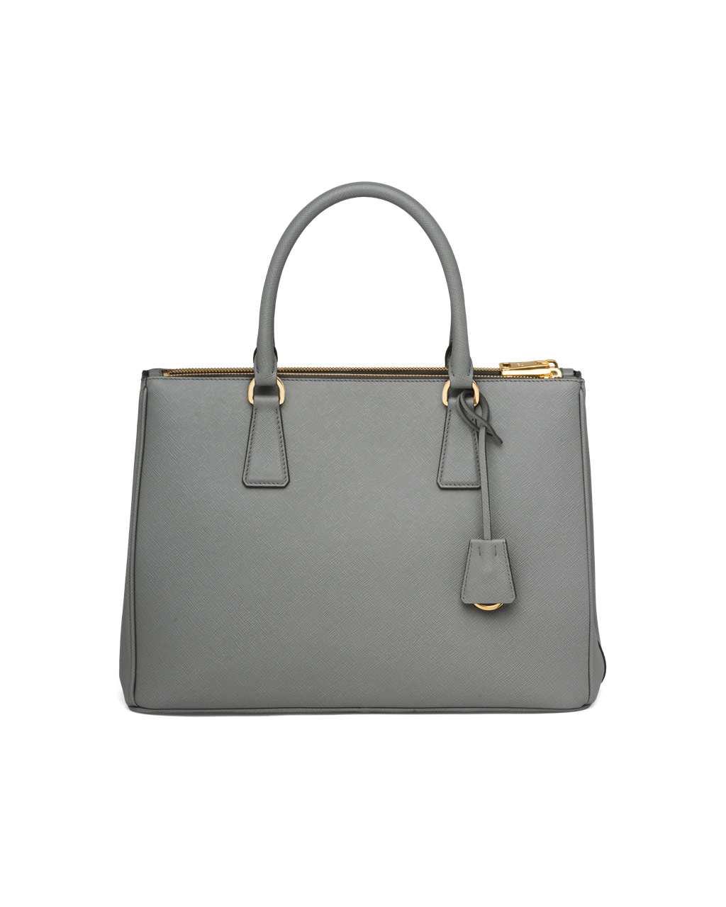 Prada Prada Galleria Saffiano Kozene Large Bag Slate Gray | RQBEZV849