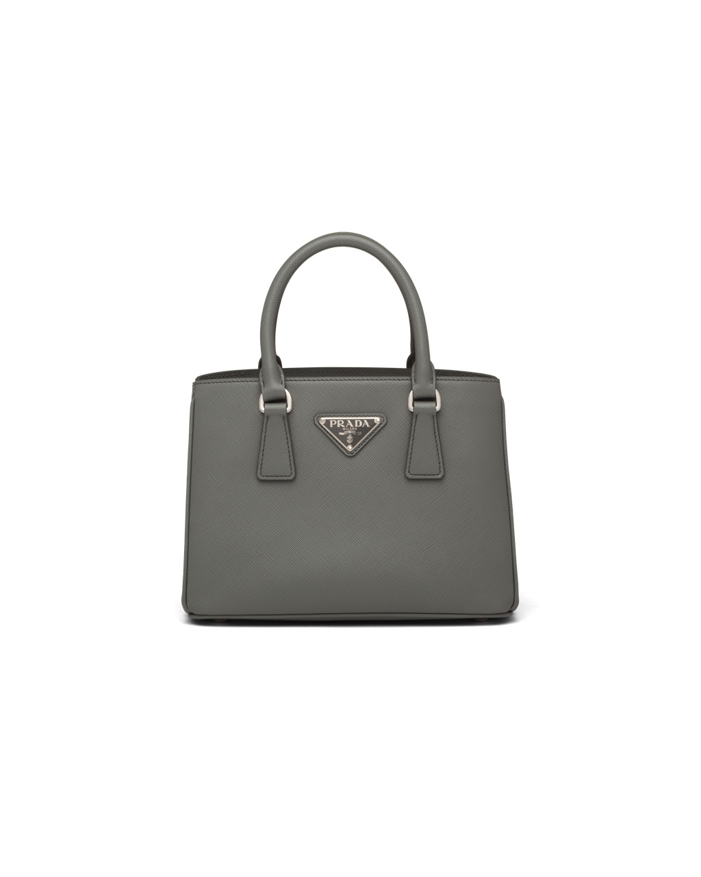 Prada Prada Galleria Saffiano Kozene Mini Bag Slate Gray | OWBHQU465