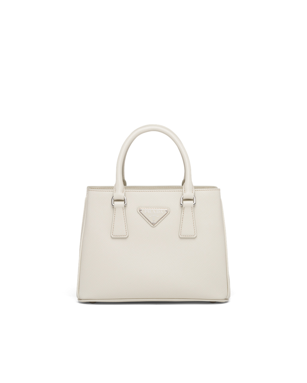 Prada Prada Galleria Saffiano Kozene Mini Bag Biele | VOWUQF047