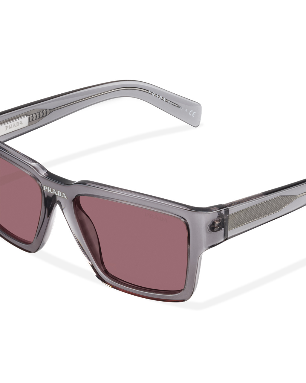 Prada Prada Runway Sunglasses Squared Cherry Lenses | SVAKFR475