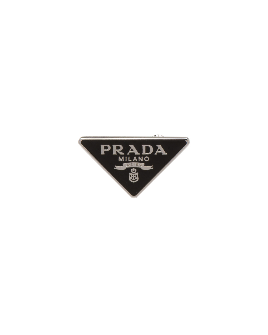 Prada Prada Symbole Clip Right Earring Čierne | OMGTXY706