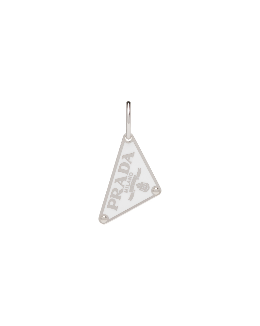 Prada Prada Symbole Pendant Left Earring Biele | JLSOCM324