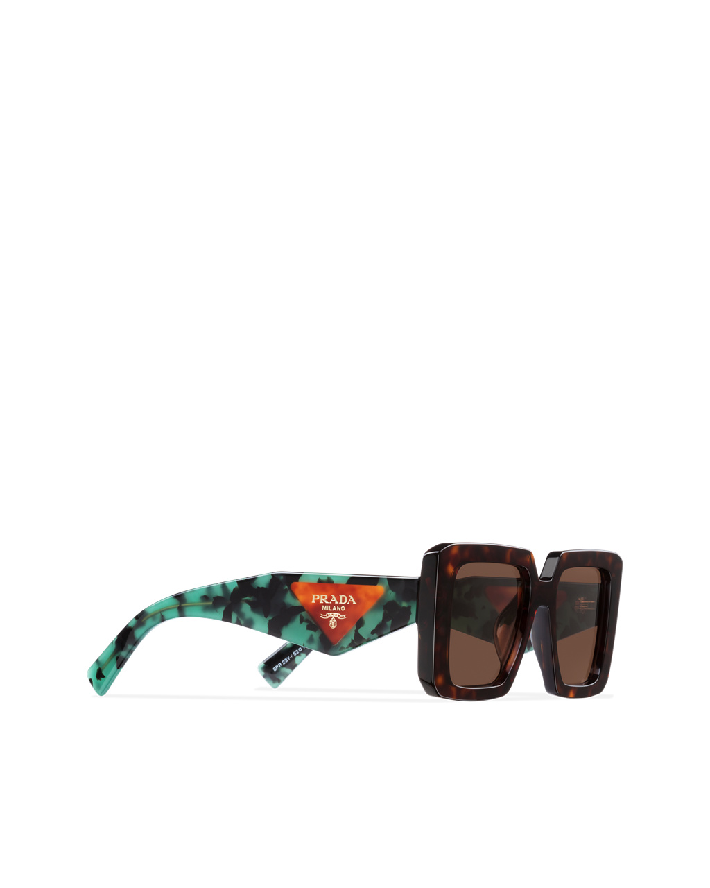 Prada Prada Symbole Sunglasses Squared Káva | BTIPAY753