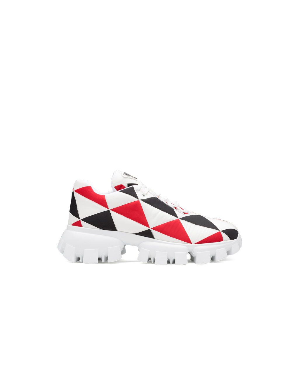 Prada Printed Nylon Sneakers Čierne Červené Biele | WDKIRN170