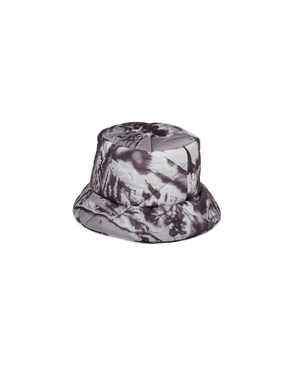 Prada Printed Re-nylon Bucket Hat Cloudy Gray | GZUREA185