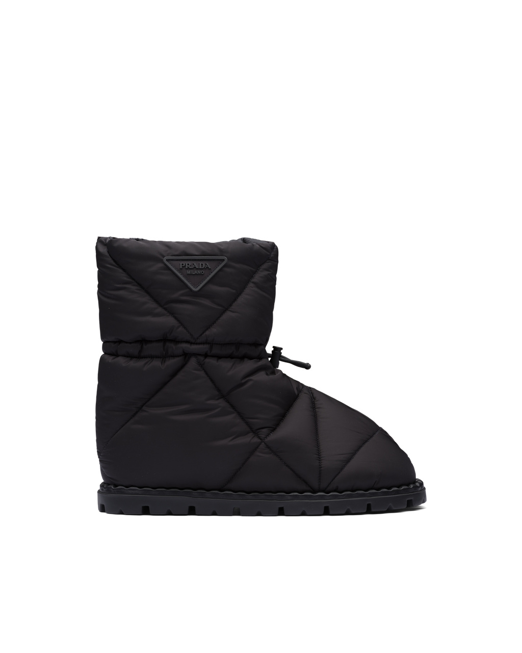 Prada Quilted Nylon Fabric Booties Čierne | EVLHKA968