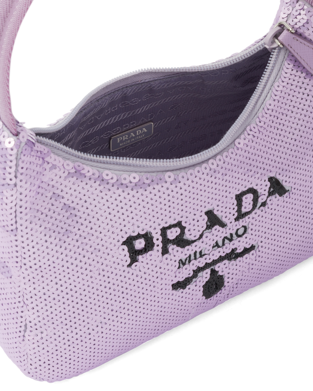 Prada Re-edition 2000 Sequined Re-nylon Mini-bag Čierne | NPHBKU264