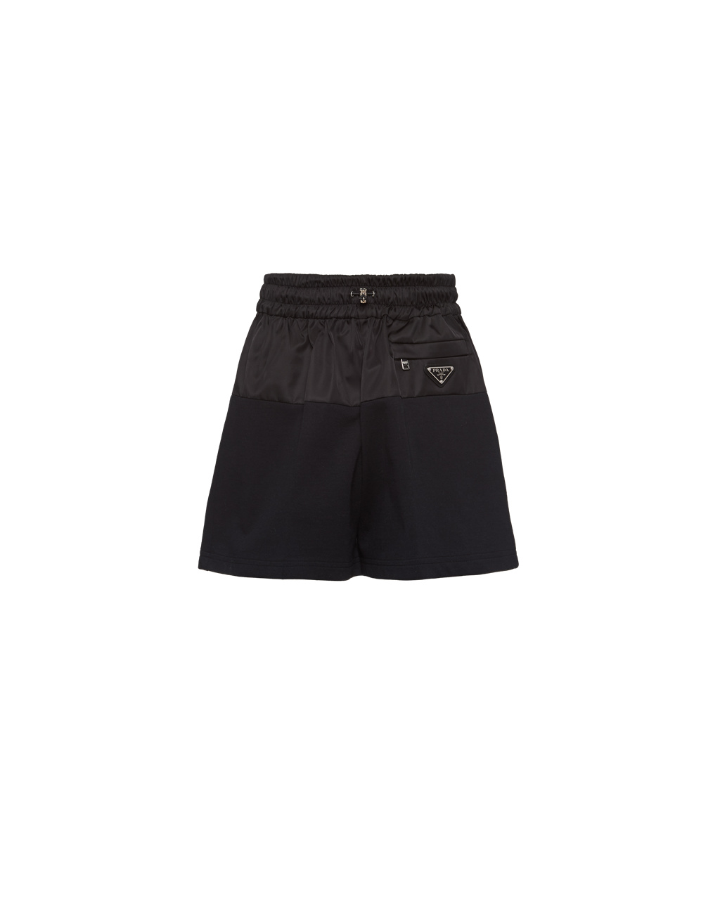 Prada Re-nylon And Jersey Shorts Čierne Čierne | GZTMFV231