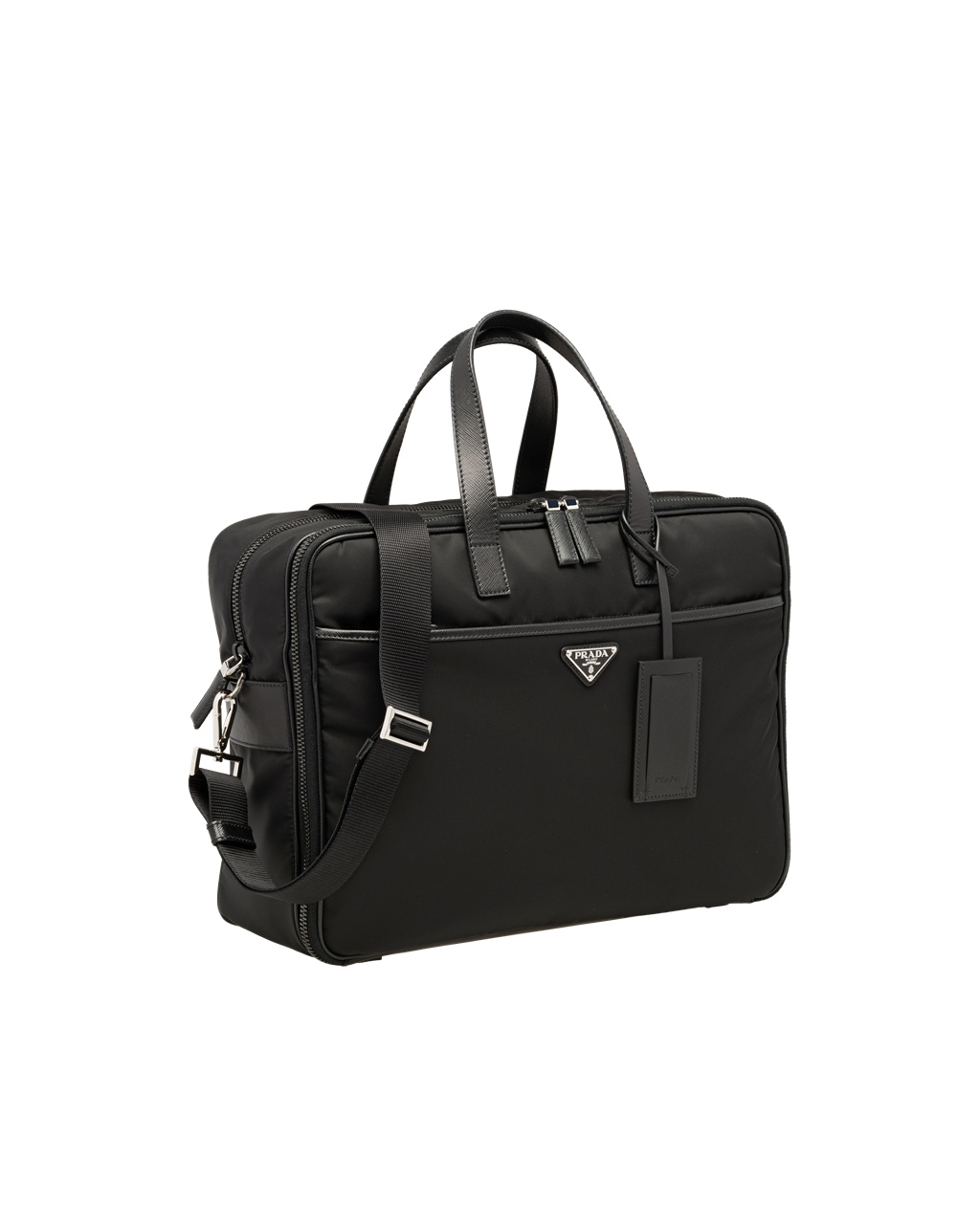 Prada Re-nylon And Saffiano Kozene Briefcase Čierne | CNWMSQ621