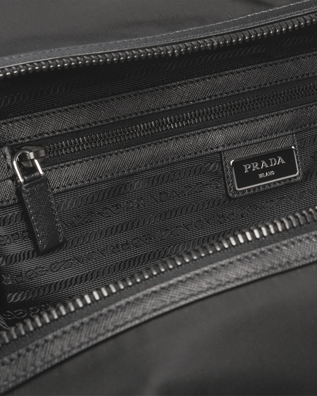 Prada Re-nylon And Saffiano Kozene Duffle Bag Čierne | WGUJZE573