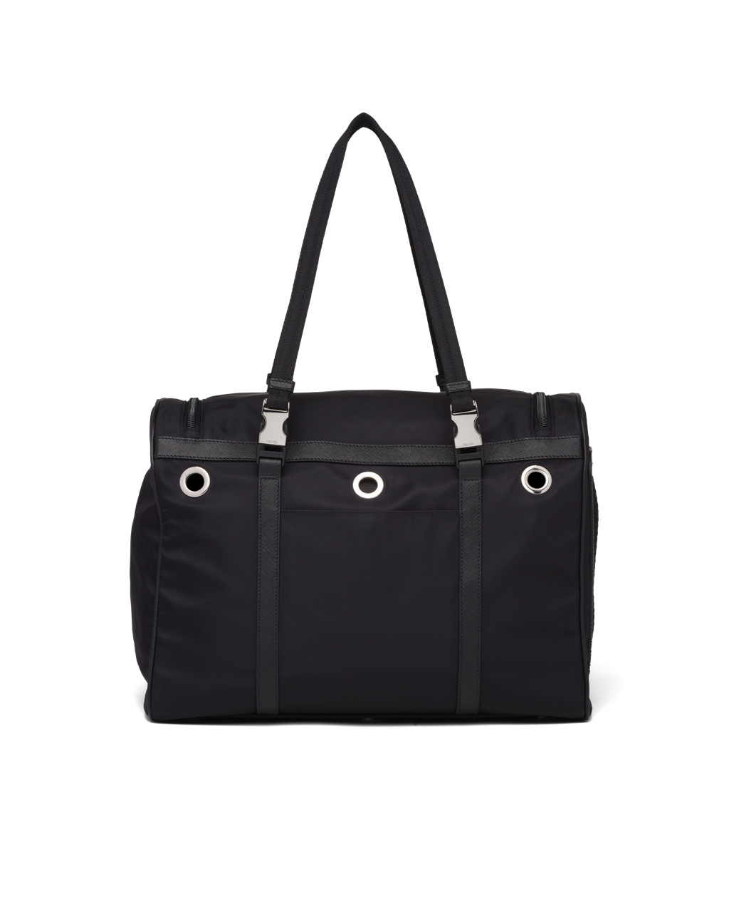 Prada Re-nylon And Saffiano Kozene Pet Bag Čierne | UPDIVZ312