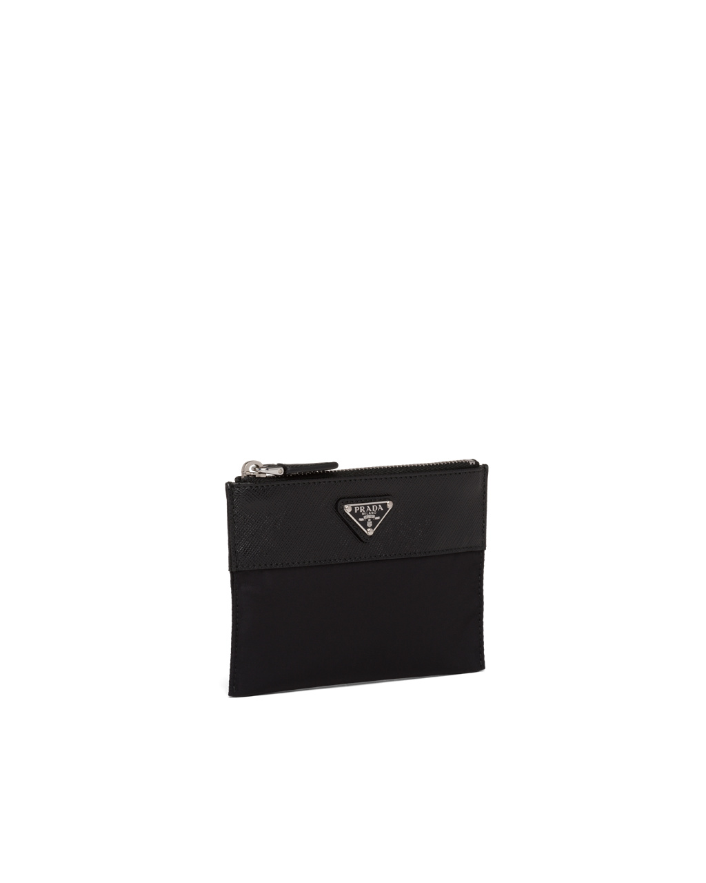 Prada Re-nylon And Saffiano Kozene Pouch Wallet Čierne | NBVHLU325