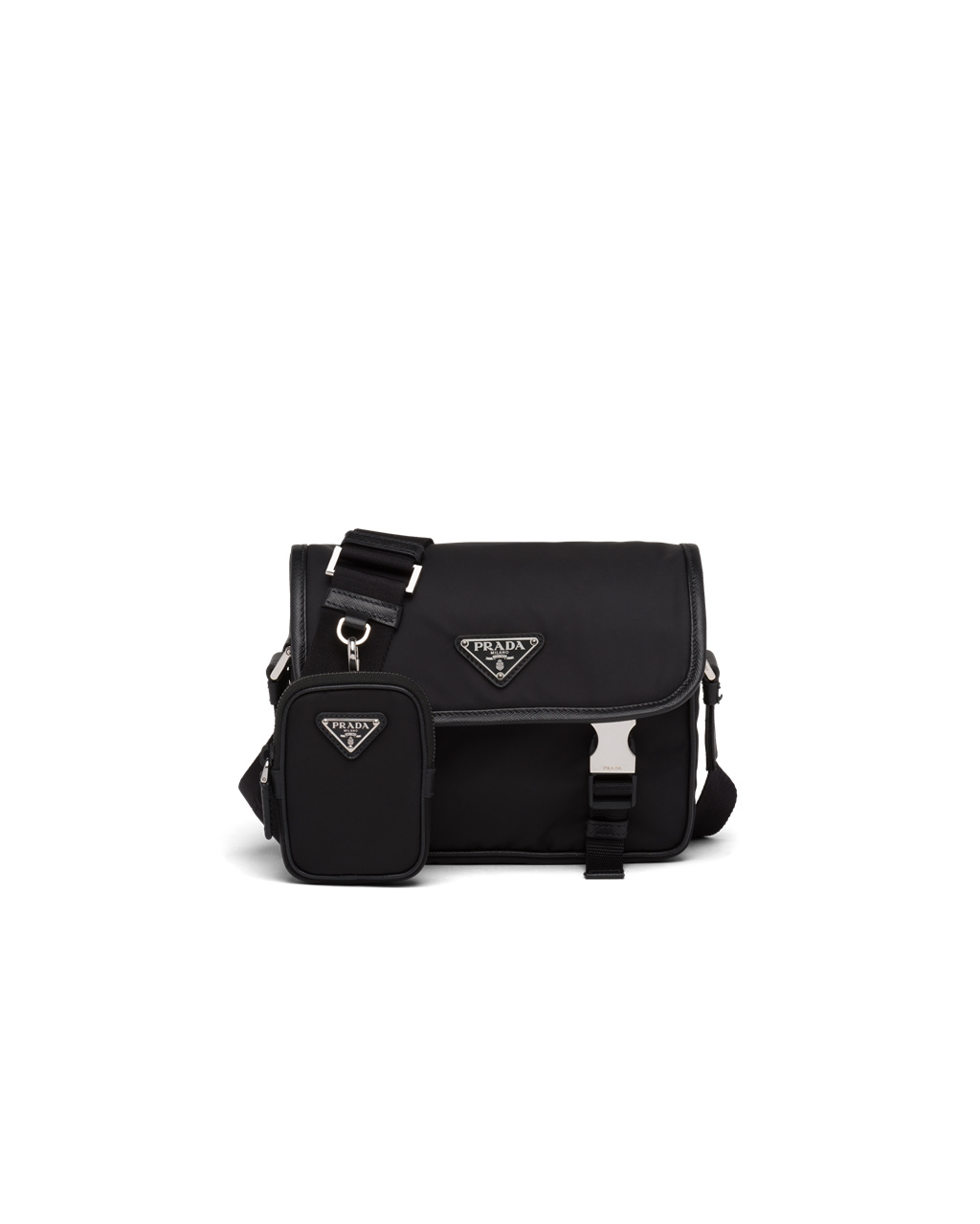 Prada Re-nylon And Saffiano Kozene Shoulder Bag Čierne | XJVOQT759