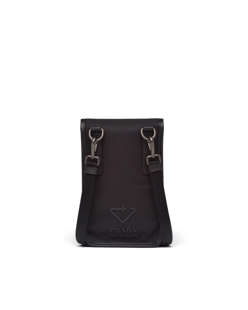 Prada Re-nylon And Saffiano Kozene Smartphone Case Čierne | BUTVQP896