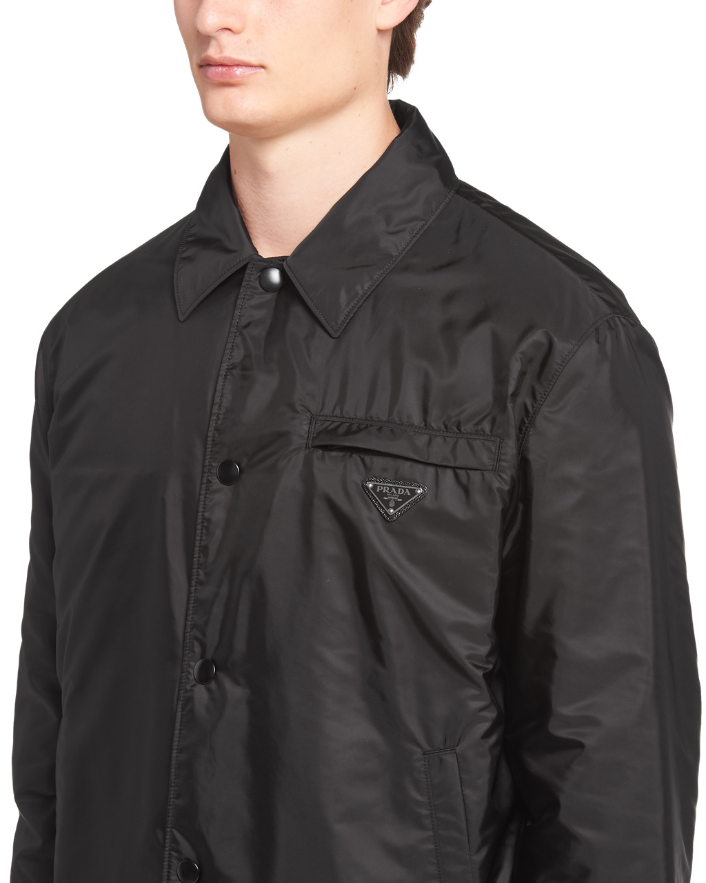 Prada Re-nylon Blouson Jacket Čierne | WEASYR135