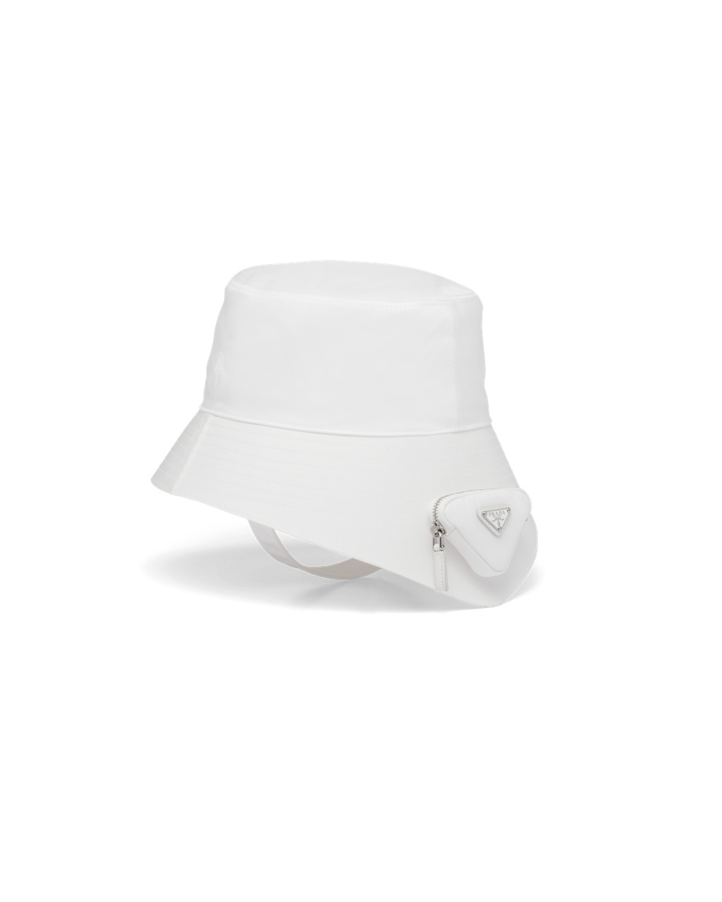 Prada Re-nylon Bucket Hat Biele | RPUZNL596