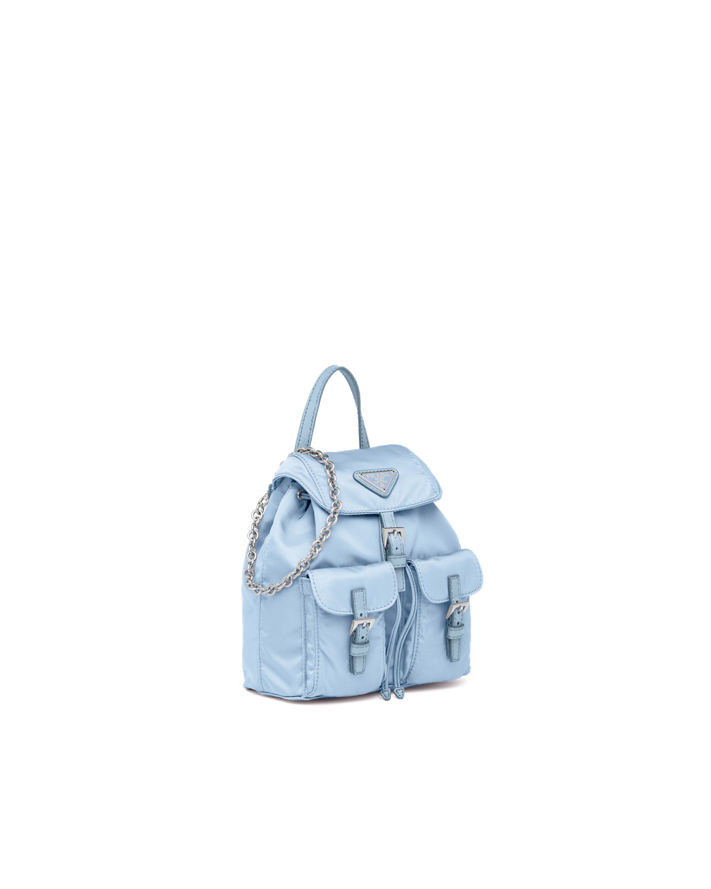 Prada Re-nylon Mini Backpack Celeste | RJBDEG371