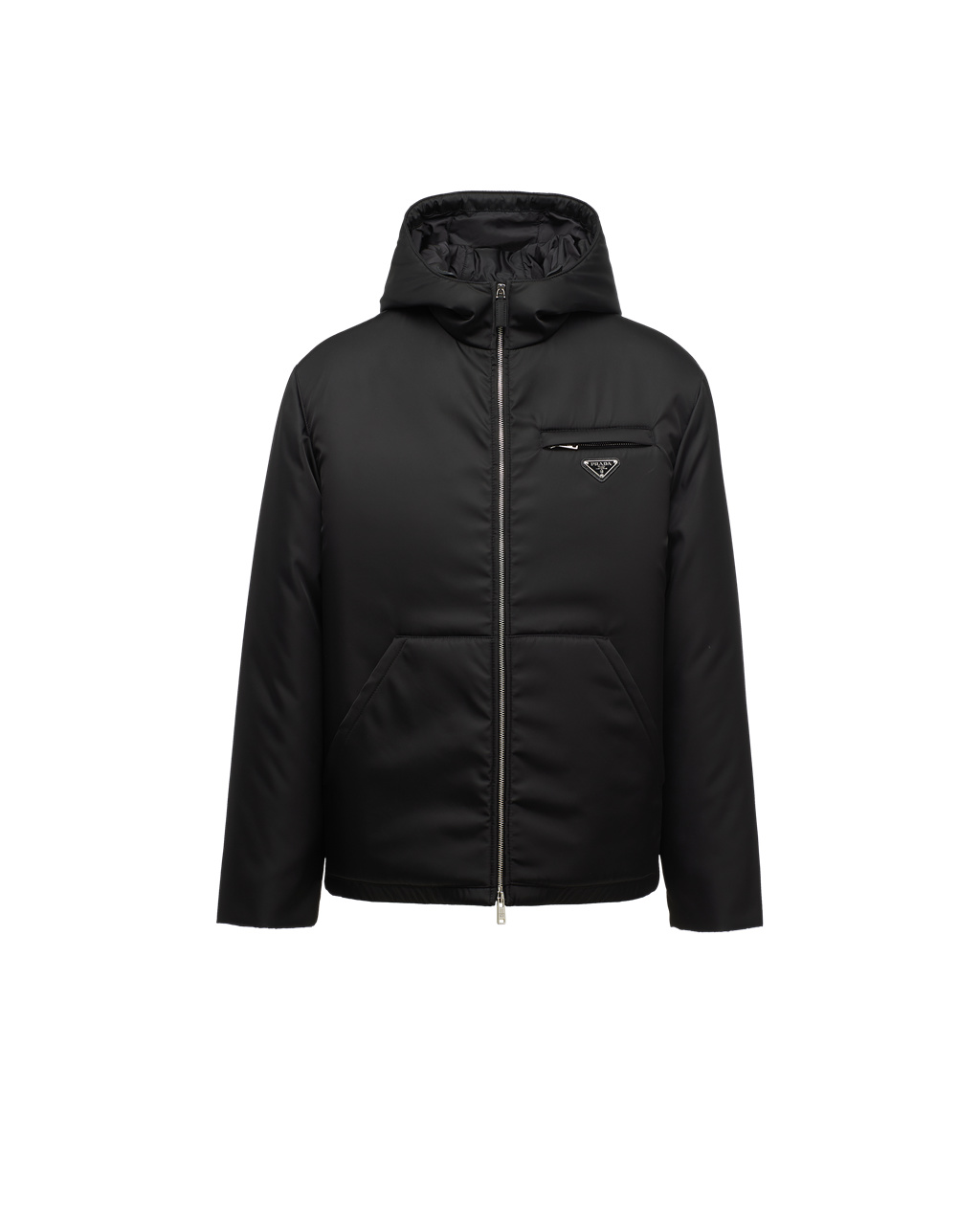 Prada Re-nylon Padded Gabardine Bomber Jacket Čierne | IBPGSK309