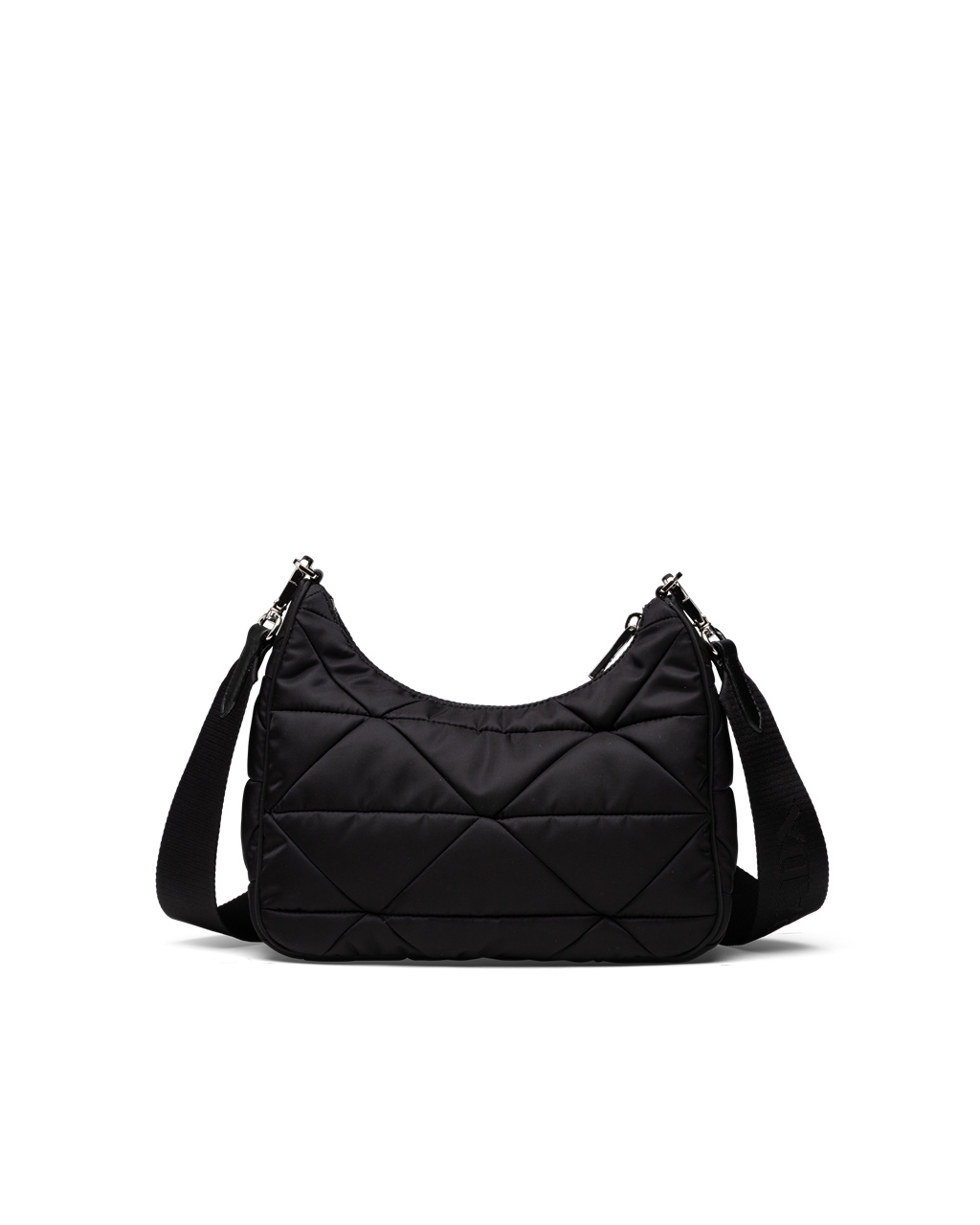 Prada Re-nylon Padded Hobo Bag Čierne | YVZNAR312