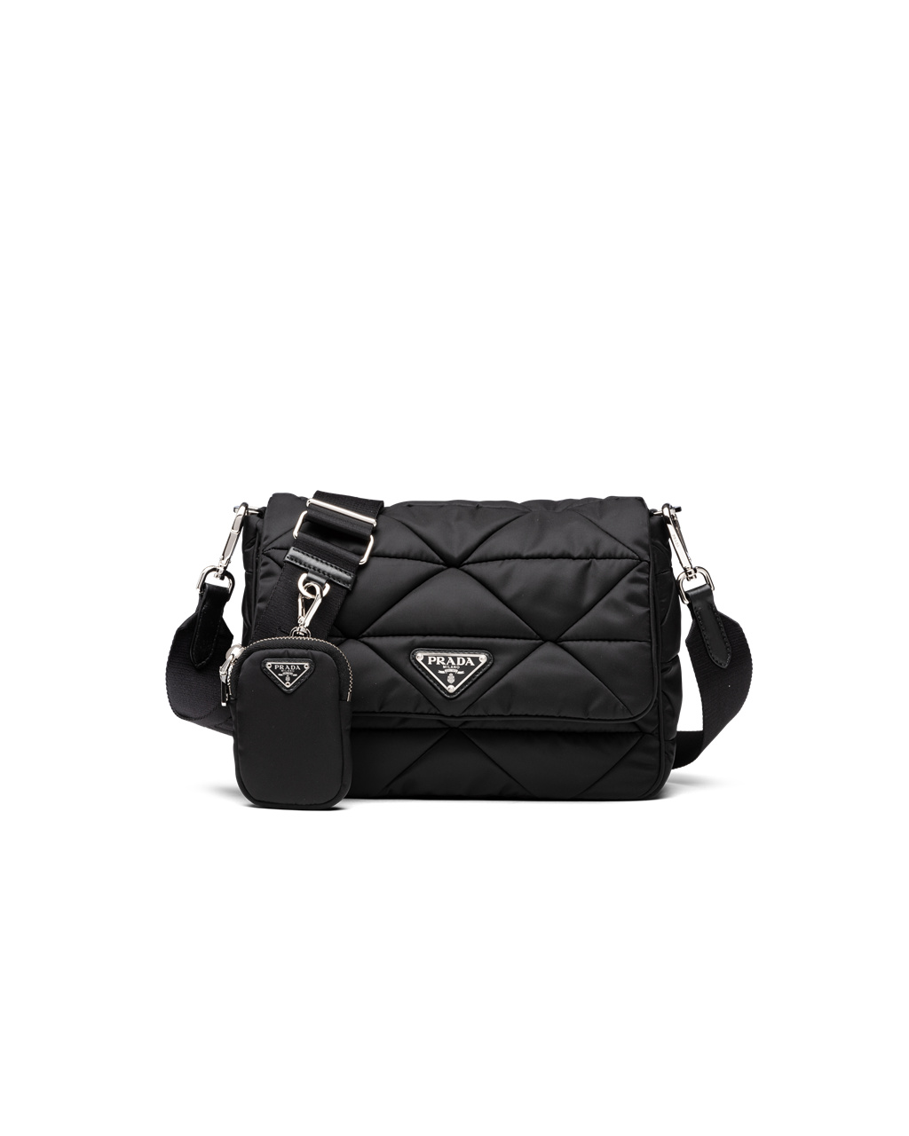 Prada Re-nylon Padded Shoulder Bag Čierne | TDIYMJ093