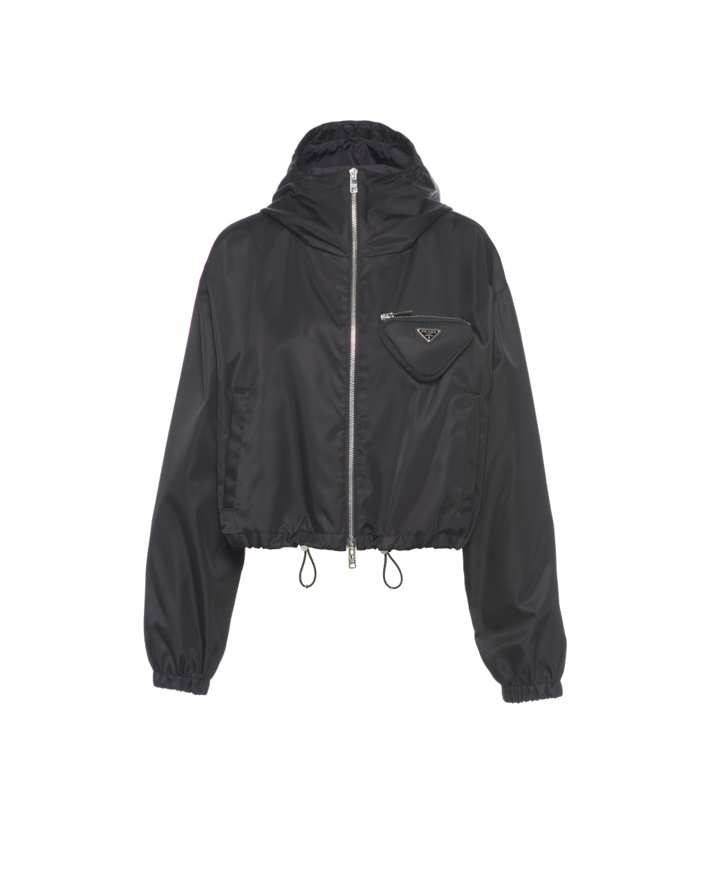 Prada Re-nylon S Kapucňou Blouson Jacket With Pouch Čierne | YSBVHN456