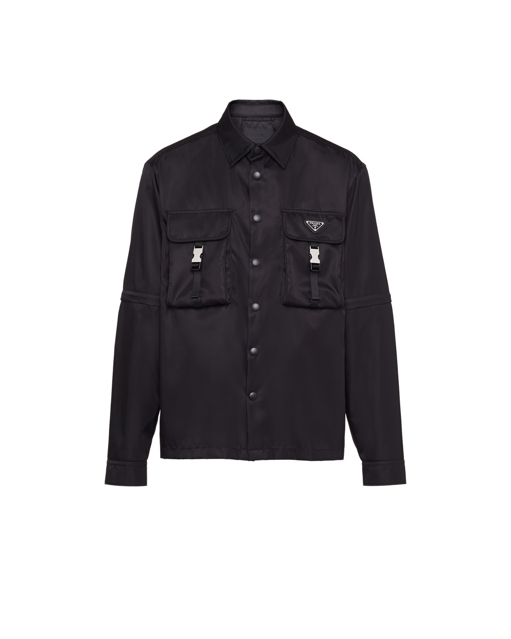 Prada Re-nylon Shirt Čierne | DQLKHB231