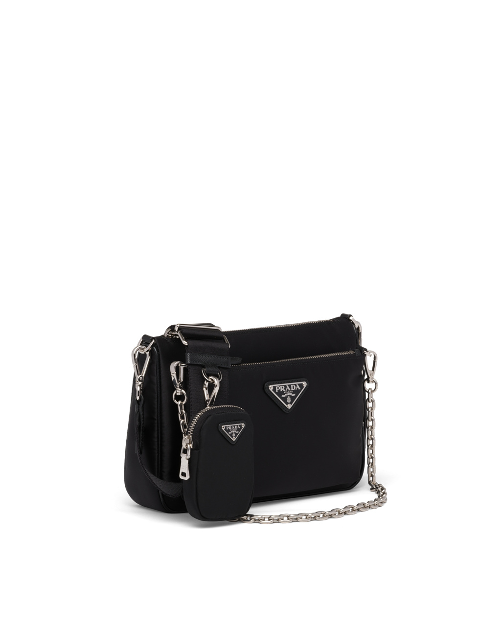 Prada Re-nylon Shoulder Bag Čierne | BMOLSA408