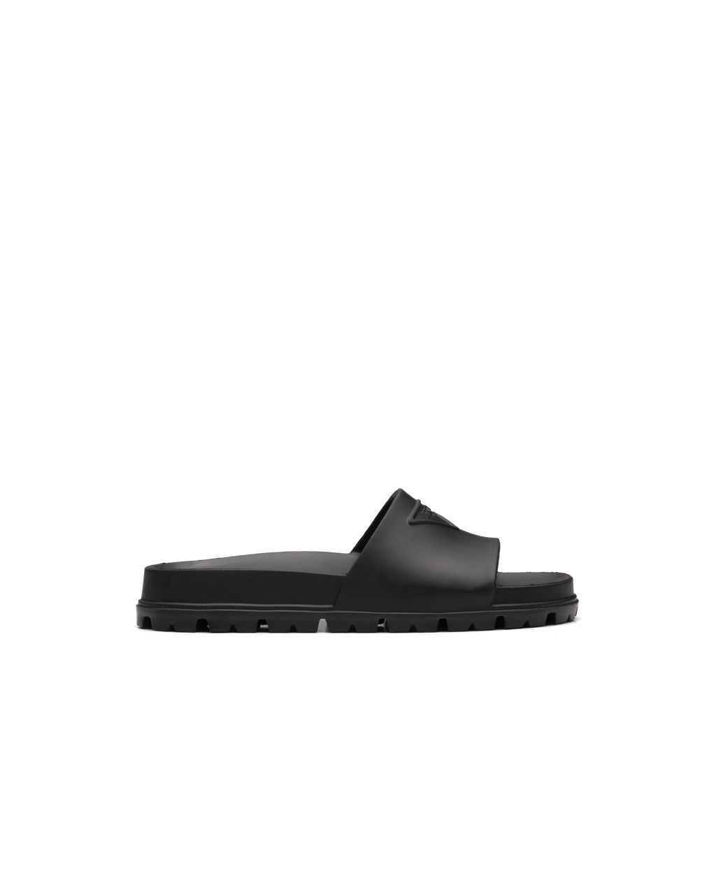 Prada Rubber Slides Čierne | TRYIUQ974