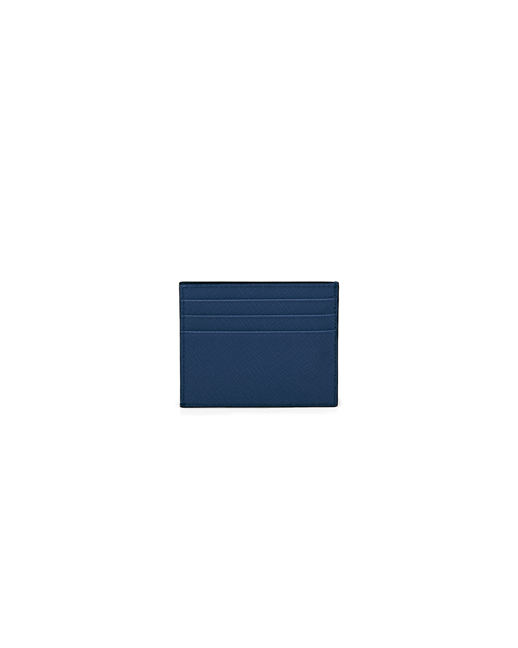 Prada Saffiano Kozene Card Holder Bluette | WQUFMJ739