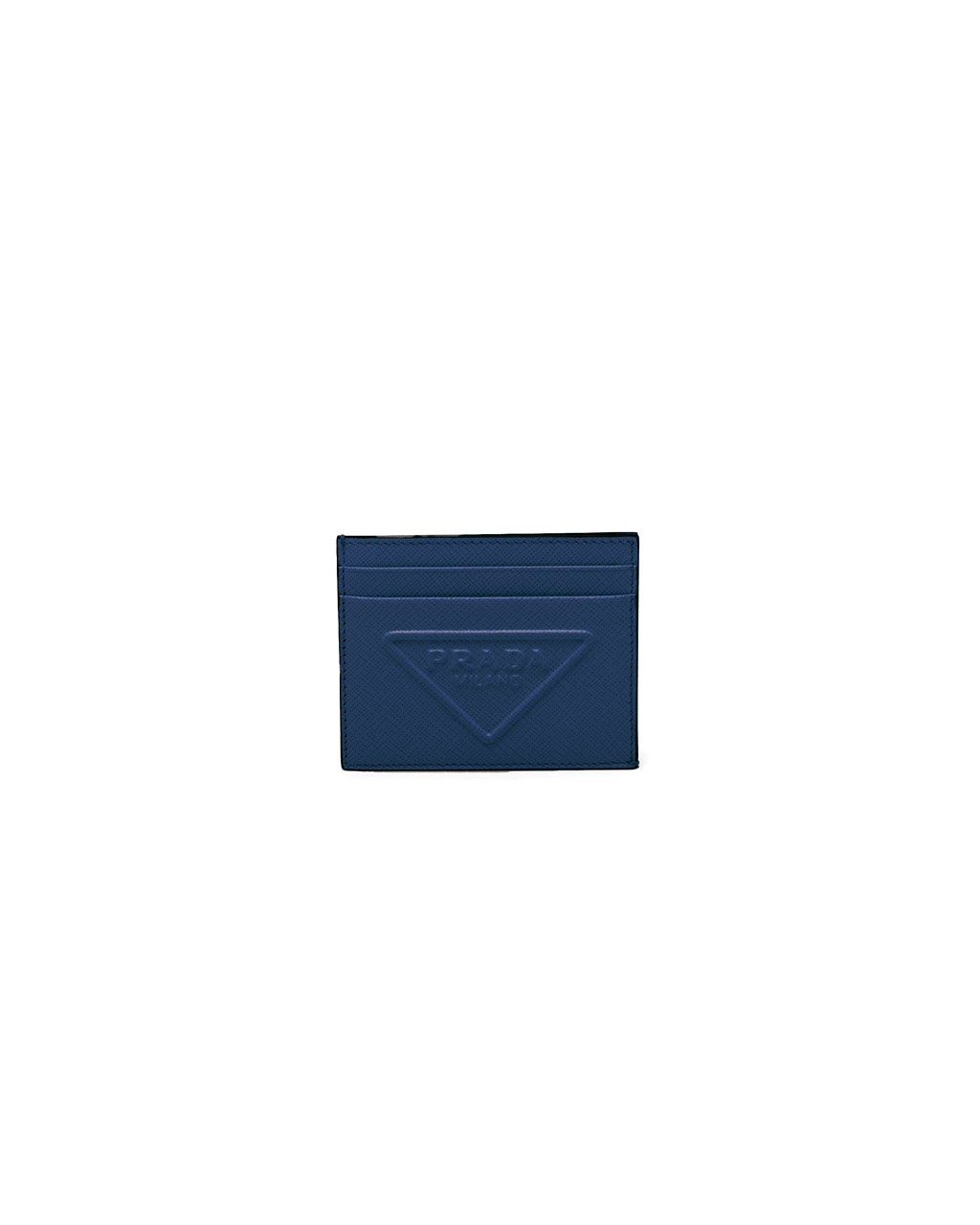 Prada Saffiano Kozene Card Holder Bluette | WQUFMJ739