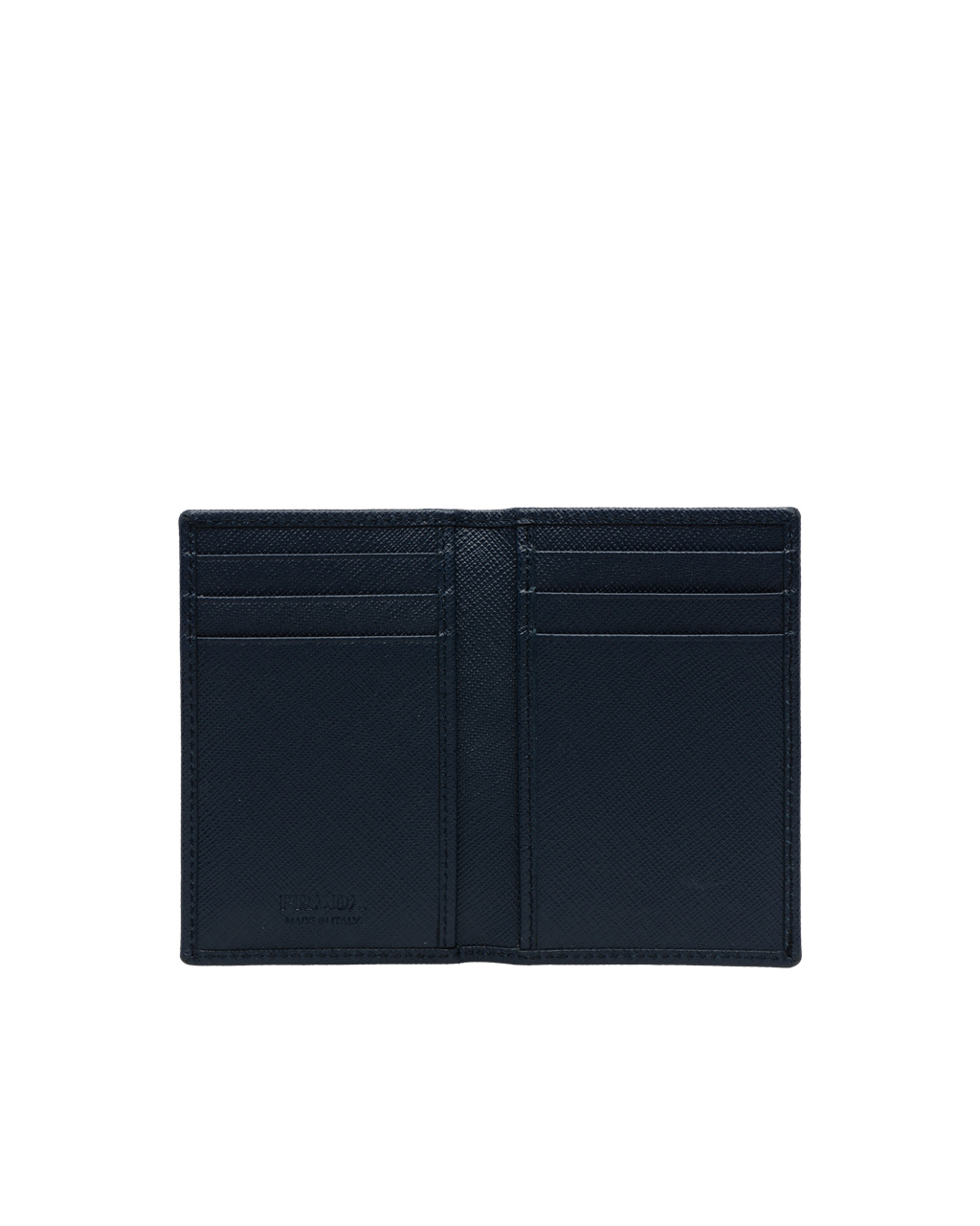 Prada Saffiano Kozene Card Holder Modre | WNMGRT412