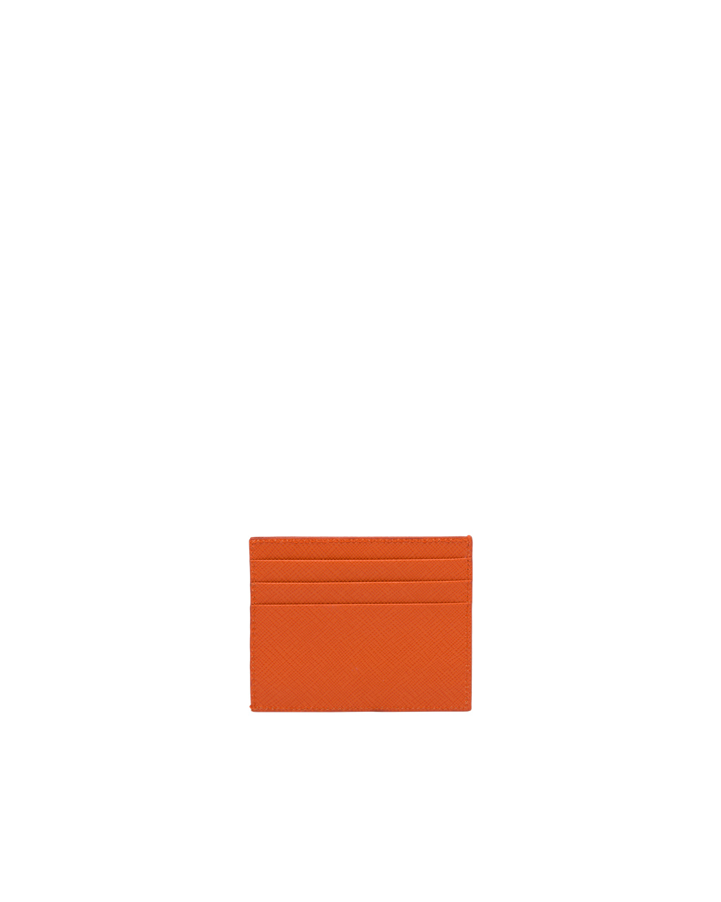 Prada Saffiano Kozene Card Holder Papaya | XVLGKI761