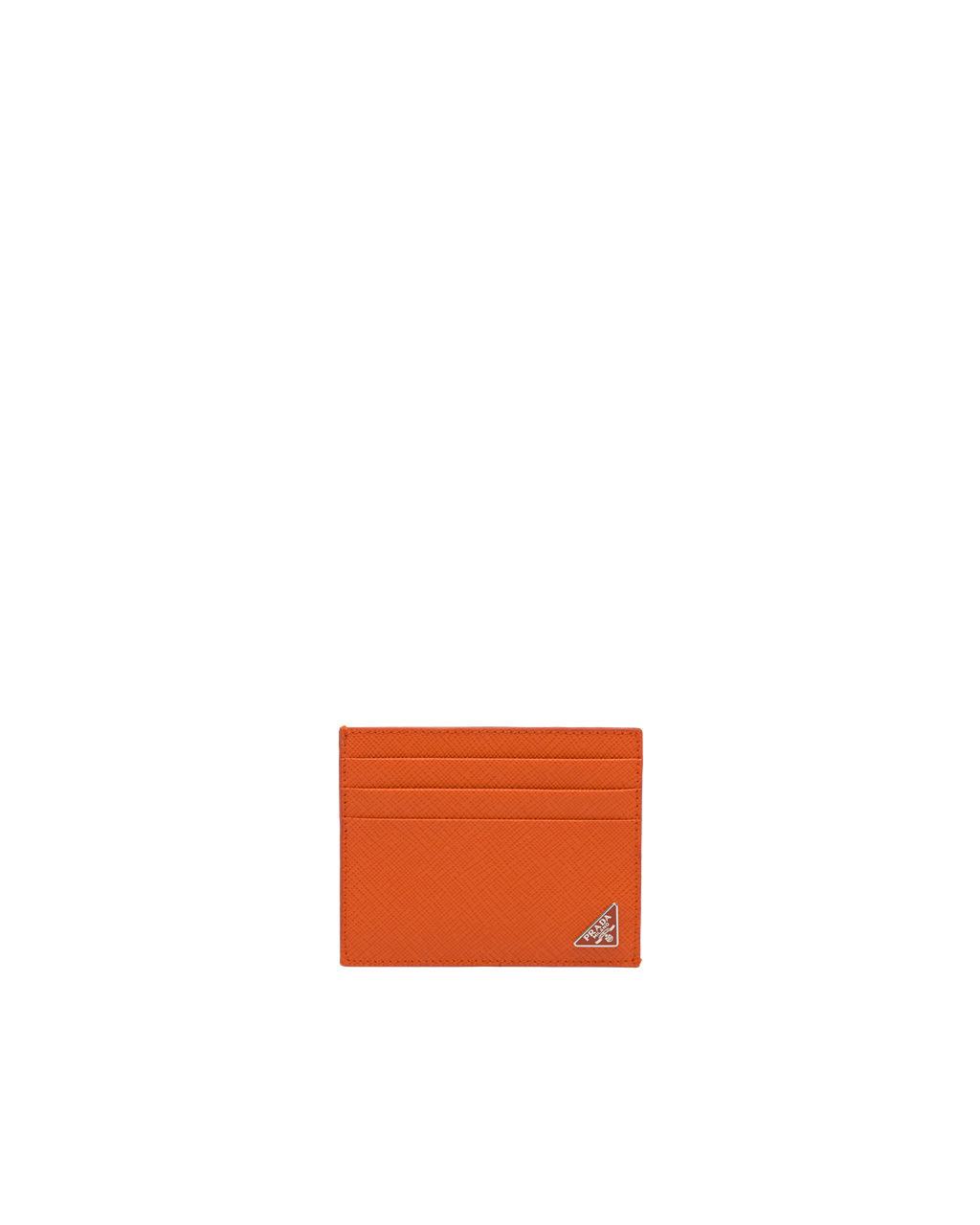 Prada Saffiano Kozene Card Holder Papaya | XVLGKI761