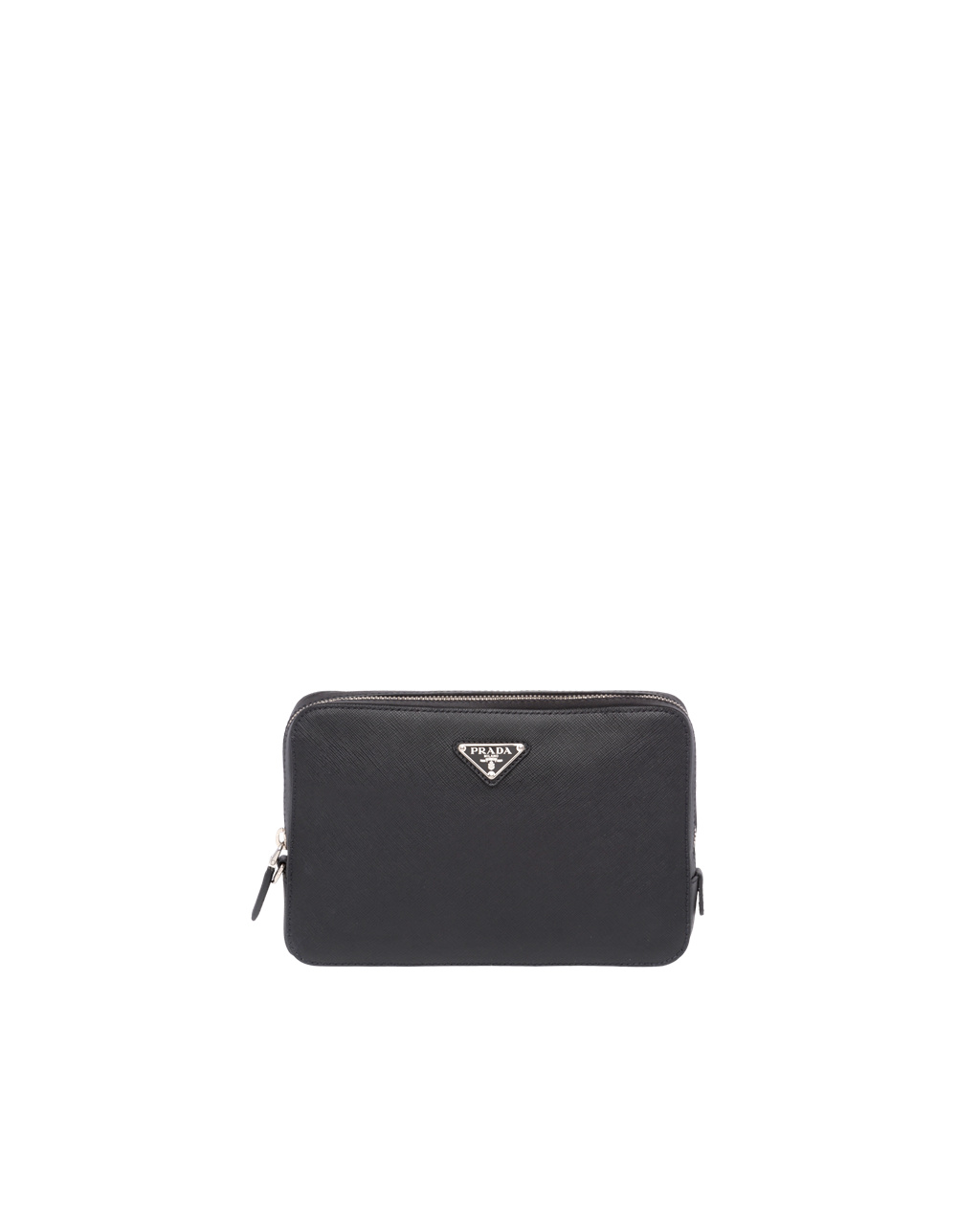 Prada Saffiano Kozene Clutch Čierne | RMEGZT638