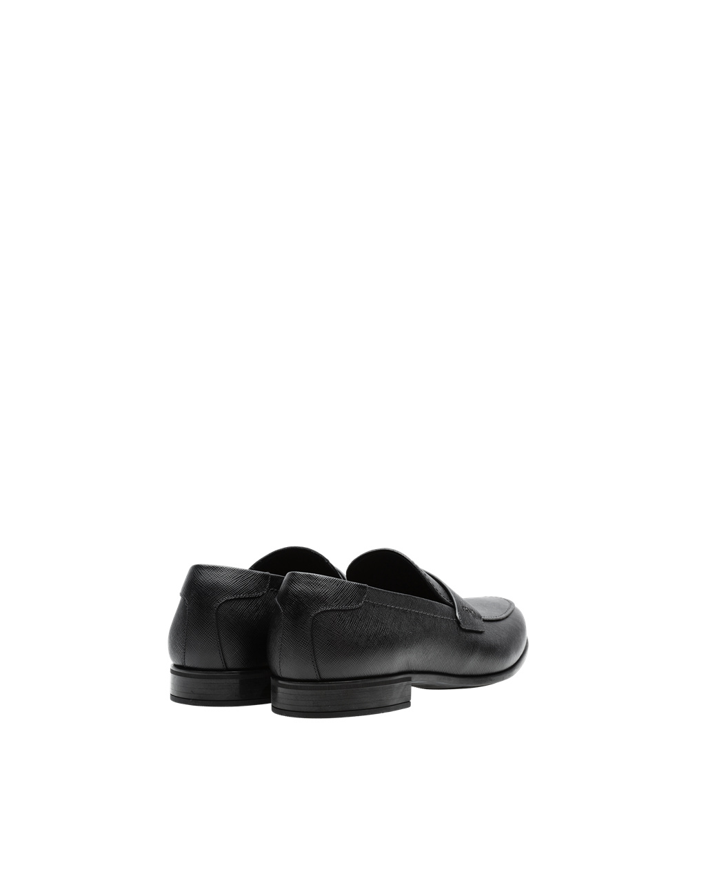 Prada Saffiano Kozene Loafers Čierne | MIXDCR870