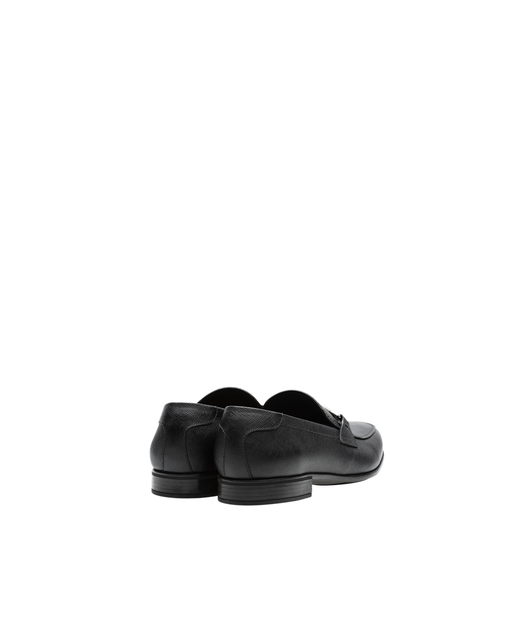 Prada Saffiano Kozene Loafers Čierne | UNXLIK215