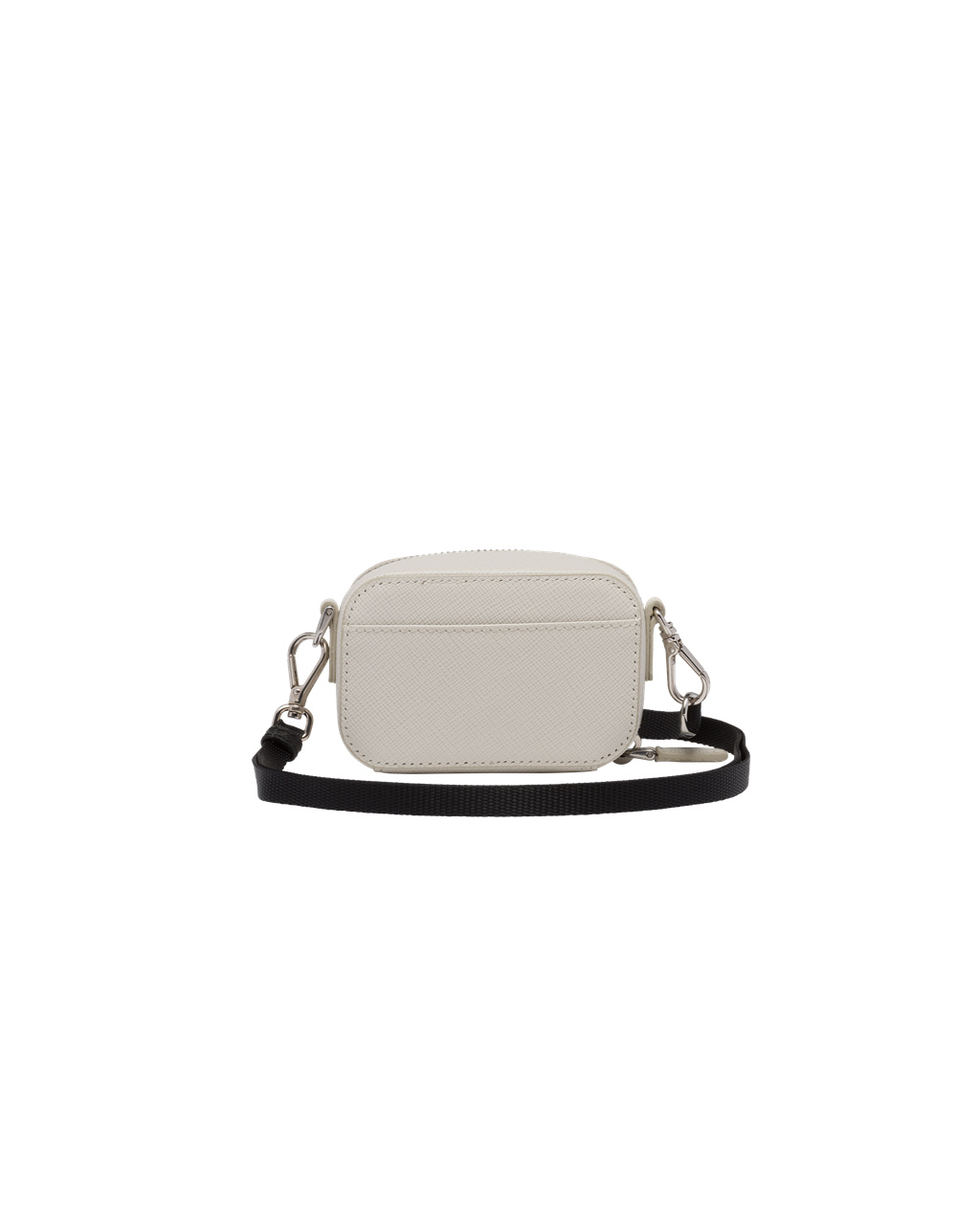 Prada Saffiano Kozene Mini Pouch Biele | SHJPAK352